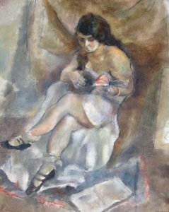Woman with a Mandolin